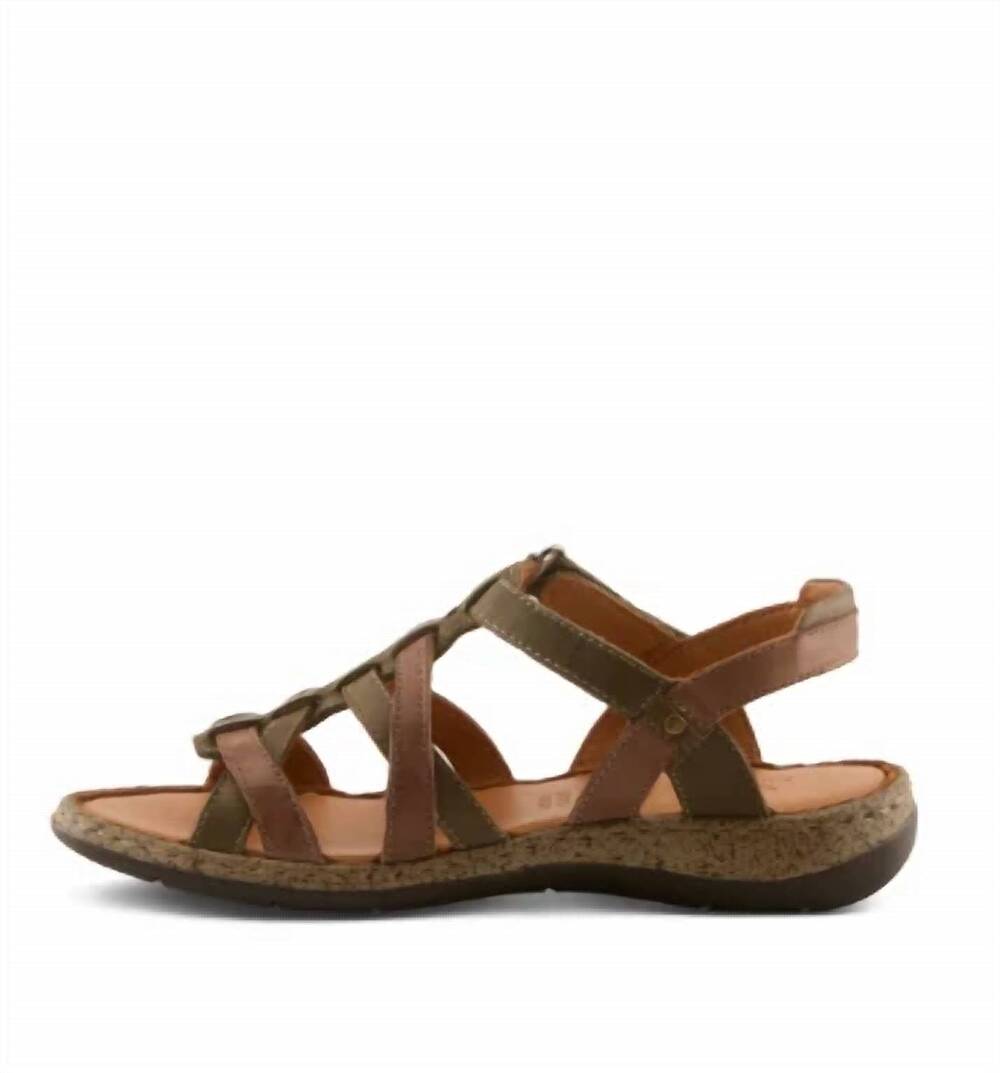NEW SPRING STEP SHOES women's nyxelle sandal in olive multi